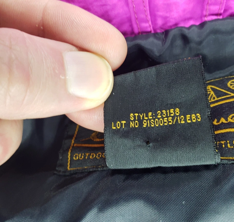 Vintage Eddie Bauer Mens Hideaway Hood Nylon Windbreaker Jacket Size Medium - Image 2 of 4