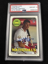 PSA DNA 10 2018 Topps Heritage #502 Juan Soto RC Autographed Signed Rookie