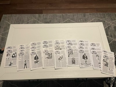 Serial Report Magazines 1999-2007 (33 Total) Fanzine-style Publication Movies TV