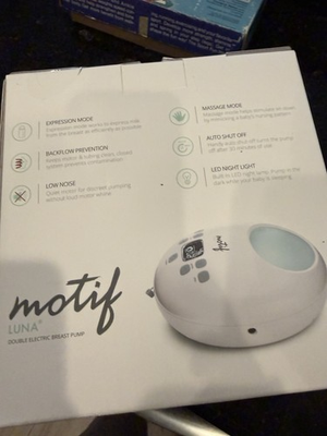#ad Motif AAA0013 20 Double Electric Breast Pump White $29.99