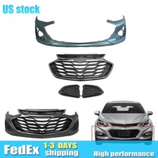 Fits 2019 2020 2021 Chevy Cruze Grille Complete Front Bumper Cover Fits 2019 2020 2021 Chevy Cruze Grille Complete Front Bumper Cover