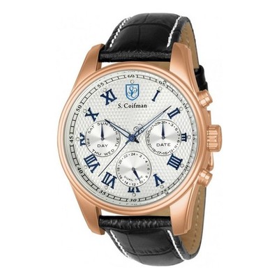S. Coifman Heritage Men's Silver Dial Quartz Watch SC0401