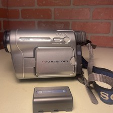 Sony Handycam DCR-TRV480 Digital8 20x Optical Zoom Video Camera Recorder Silver