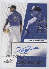 2019 Panini Chronicles Absolute Rookie Auto Yency Almonte #ARA-YA Auto s3g