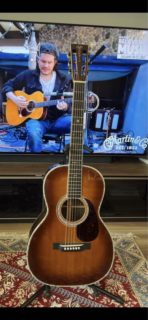 Image of Acoustic Guitar Martin 00-40CS Custom Shop Spruce Top Natural with Hard Case