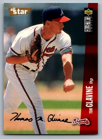 Tom Glavine 1996 Collector's Choice #455