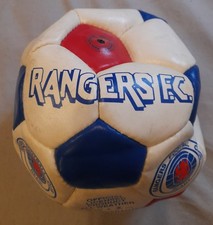 Vintage 90's Autographed/Signed Rangers FC Football - Paul Gascoigne/Gazza