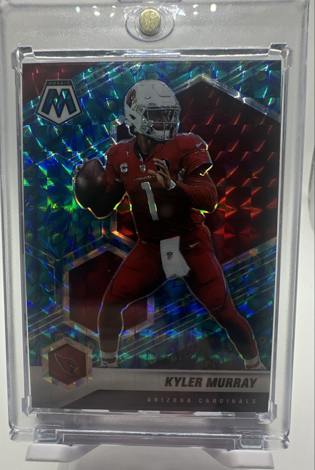 2021 Panini Mosaic - Kyler Murray #8 Choice Peacock Mosaic Prizm