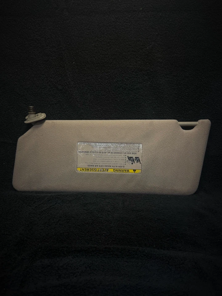 Parasol lado izquierdo Toyota Camry 2002-2006 tela gris conductor Foto 3 de 4