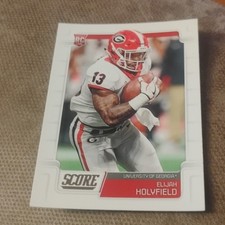 2019 Panini Score - Elijah Holyfield #357 Rookie Georgia Bulldogs