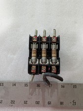 Industrial 3-Pole Fuse Block Holder Disconnect Cartridge Fuse Panel Mount OEM