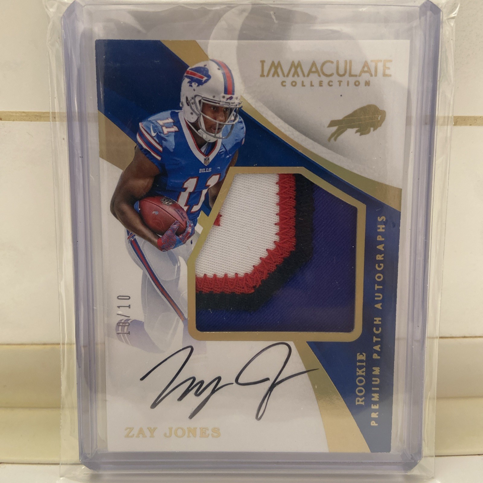 Zay Jones Panini Donruss Optic Rookie Patch Autograph #ZJ Base