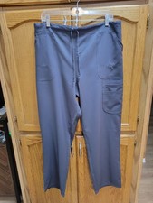 Ladies Pewter Gray Drawstring Scrub Pants By SCRUB STAR. sz Lg Excellent Condtn