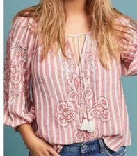 Anthropologie Akemi + Kin Audria Linen Peasan...