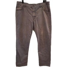 Brax Pants Mens 38x30 Cooper Fancy Regular Fit Gray Stretch 5 Pocket European