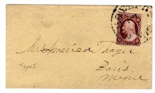 #25 (CV $210) Como Depot MS Panola County (1857-1906) a Paris ME