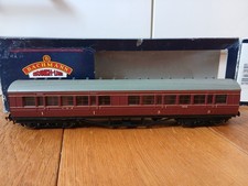 Bachmann 34-252B 57FT Corridor 1st 3rd Crimson LMS Coach