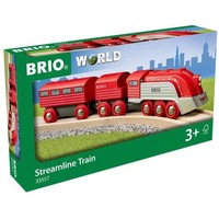 Brio Bahn Highspeed-Dampfzug Holzeisenbahn Zug Eisenbahn Mit AnhäNger Waggon