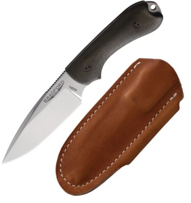 Bradford Knives Guardian 3 HP Fixed Knife 3.5'' AEB-L Steel Blade Micarta Handle