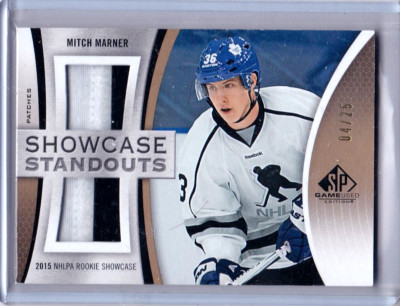 MITCH MARNER 19/20 SP GAME USED SPGU SHOWCASE STANDOUTS #SSMM DUAL PATCH SP /25