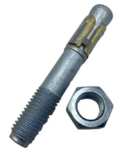 Concrete Wedge Anchor 5" x 0.73, Hot Galvanized With Hex Nuts QTY:1🔔