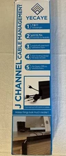 Cable Management Yecaye 7.8’ J Channel Cable Raceway Cable Management Under Desk