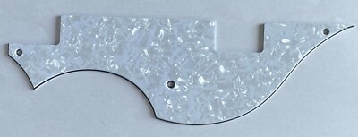 Guitar Pickguard For Hofner Bass Style Guitar Parts,4 Ply White Pearl