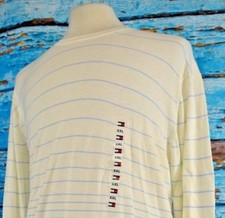 NEW Tommy Hilfiger Men's Sweater Size XXL Pullover Striped Crewneck 2 XL Casual