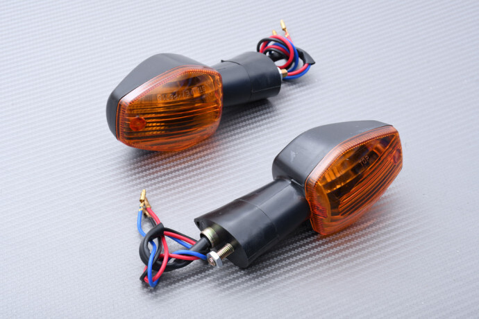 Clignotants moto orange avant compatibles Honda Hornet 600 PC41 2008 2009