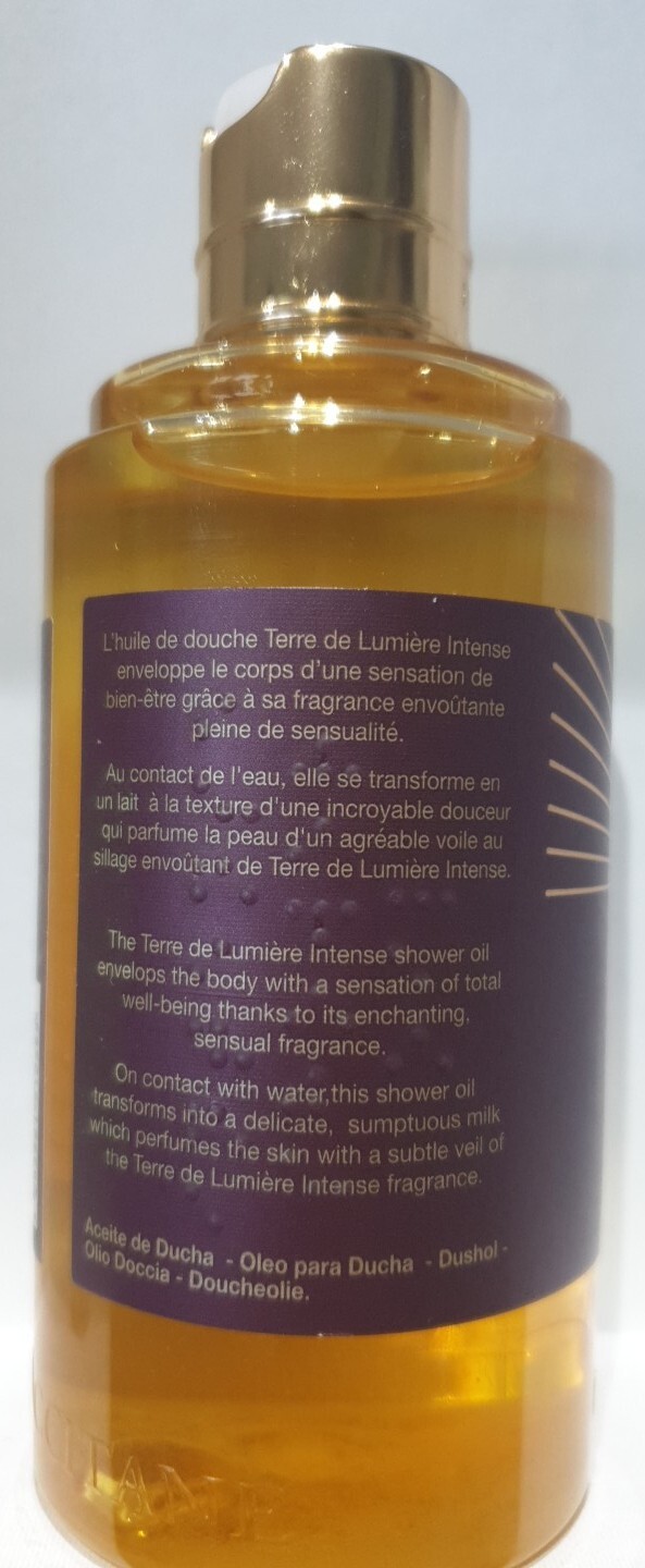 L'Occitane Terre De Lumiere Intense Shower Oil 250ml eBay