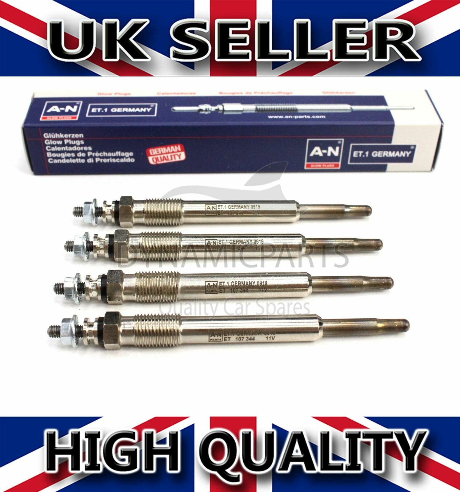 4X FOR CITROEN DISPATCH BERLINGO PEUGEOT PARTNER 2.0 HDI HEATER GLOW