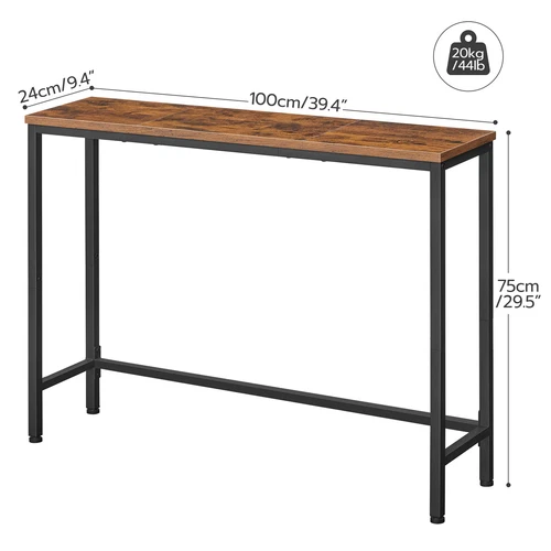 HOOBRO Konsolentisch Sofatisch Flurtisch Eingangsbereich Vitrine Regal Eingangsbereich - Bild 41 von 95