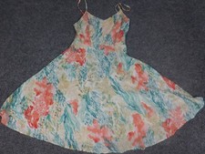 Old Navy Womens dress Extra Small Blue floral A-line spaghetti strap