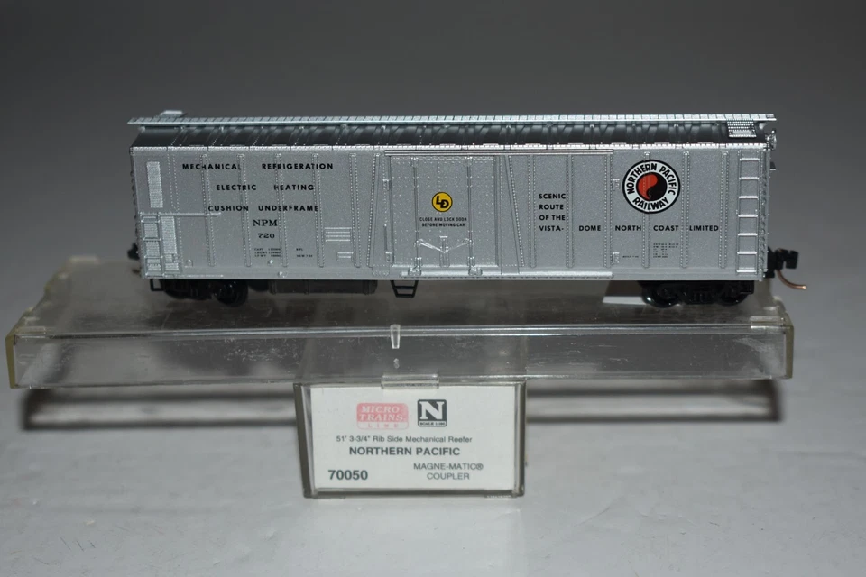 N Scale MTL 70050 Northern Pacific 51' Mechanical Reefer 720 C44349 - Image 2 of 2