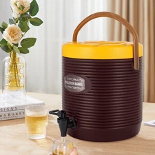 2.91 Gallon Fast Flow Water Jug Ice Water Dispenser Insulated Beverage Cooler