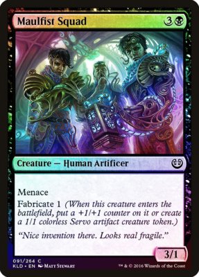 Maulfist Squad FOIL Kaladesh NM Black Common MAGIC THE GATHERING CARD  ABUGames | eBay