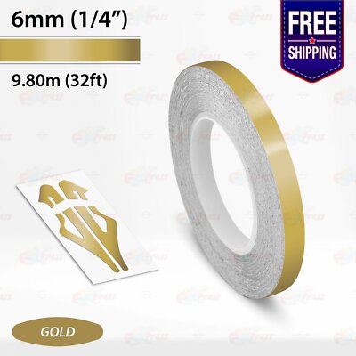 1/4'' PIN STRIPE Car Model Pinstriping Decal Self Adhesive TAPE Vinyl Sticker 6mm