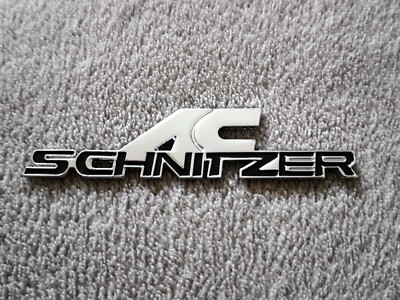 AC Schnitzer Black Rear Trunk Sticker Logo Badge Emblem BMW E39 E46 E90 E92 E60