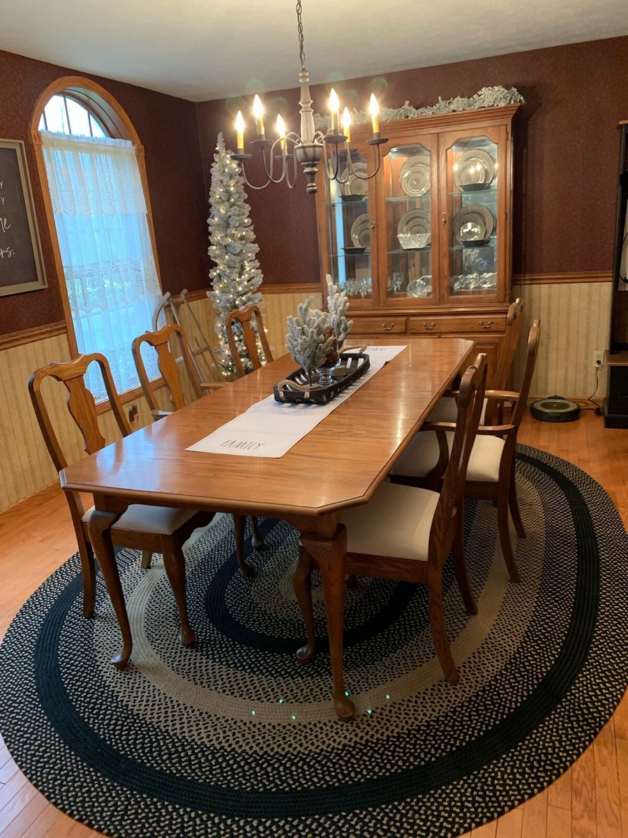 【値下げOK】Pennsylvania Houseダイニングテーブル&チェア Pennsylvania House oak dining room set 6 chairs | eBay