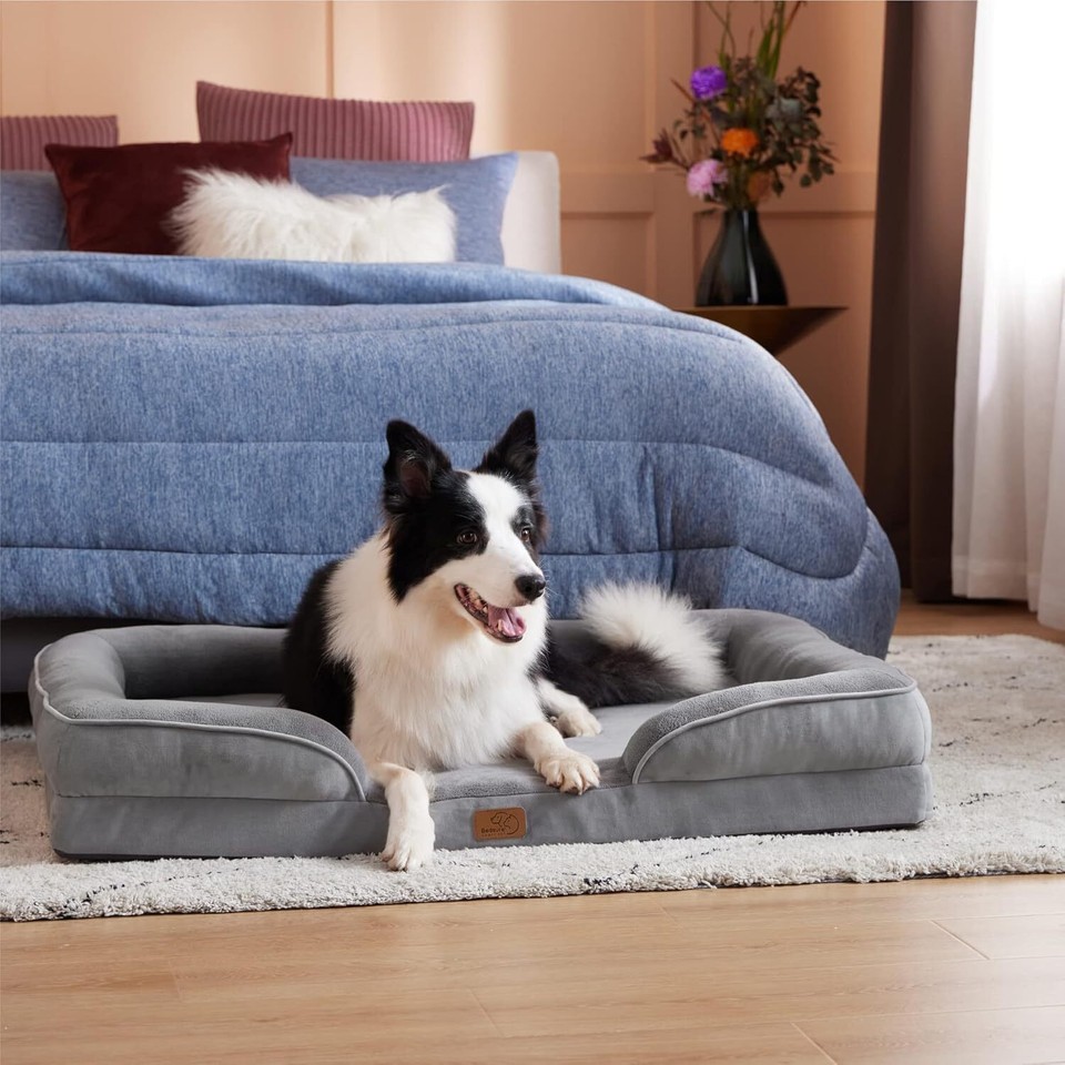 Dog Bed for Large Dogs Big Washable Dog Sofa Beds Large,Supportive Foam