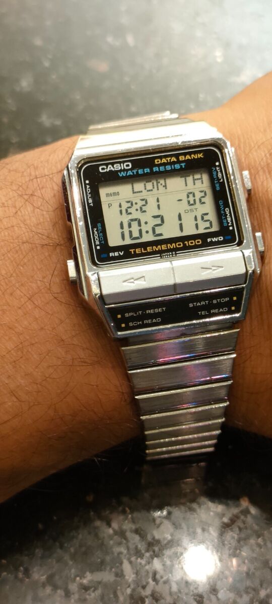 1985 Vintage Very Rare Casio Data Bank Telememo 100 , 696 1985 Vintage Very Rare Casio Data Bank Telememo 100 , 696