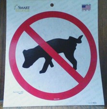 No Dog Peeing 6" Circle Decal Sticker