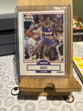 WALTER DAVIS 1990-91 Fleer #47 Miscut