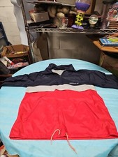 Vintage 80s Adidas Multicolor  1/4 Zip Track Jacket Sz Med Run DMC B-Boy