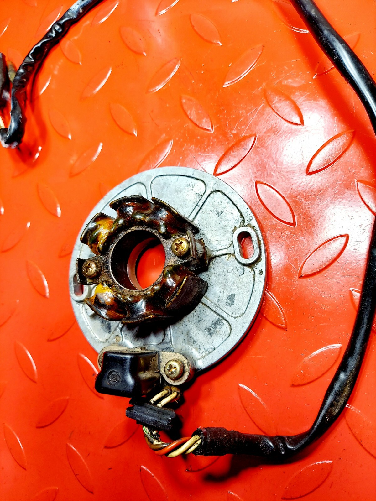 yamaha yz125 1987 stator yz125 ignition yz 125 1987 stator 2HG85510K0