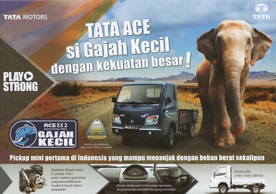 Tata Ace EX2 truck (assembly in Thailand for Indonesia) _ 2018 brochure / brochure