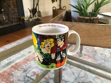Vintage 1990 "Thar Ain't No Hidin' From Love" Coffee Mug, The Good Company, Pin