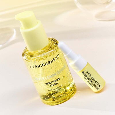 glutathione activator BRING GREEN Super Lemon Glutathione Brightening Serum 50mL + Activator3g