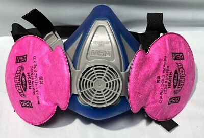 MSA HALF FACE WELDING PAINTING CONSTRUCTION DUST P100 RESPIRATOR FACEPIECE MASK