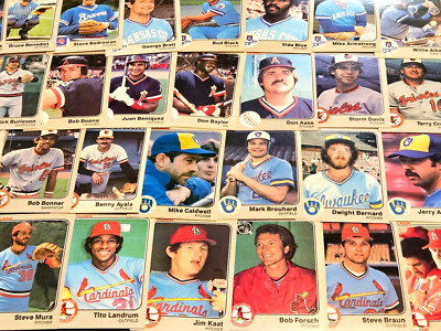 1983 FLEER BASEBALL YOU PICK #1- 249 SEE SCANS OF EVERY CARD STARS,ROOKIE LOT#1